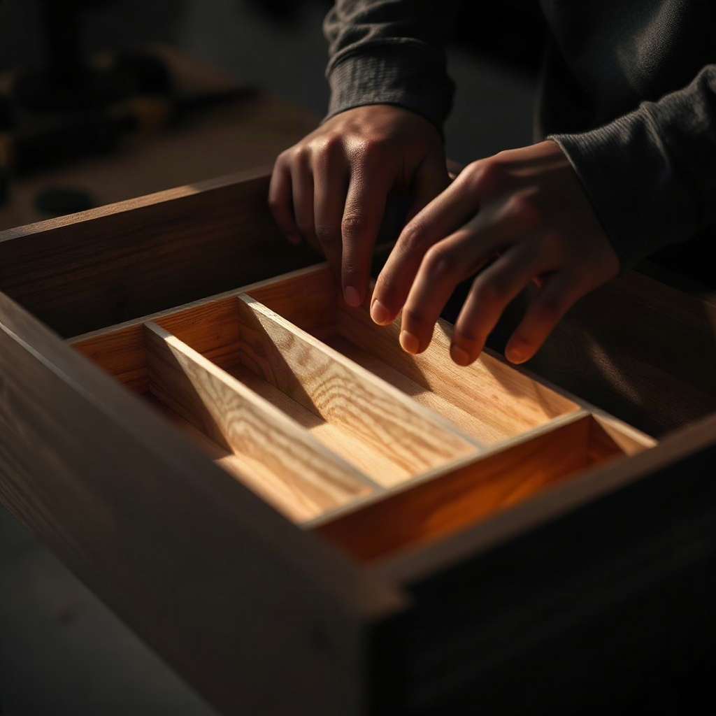 Installing a drawer divider